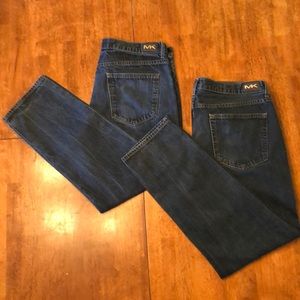 EUC 2 Pair Michael Kors Jeans (38x30)